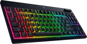 Клавіатура Razer BlackWidow V4 Low-Profile TKL HyperSpeed Green Switch WL/BT/USB (RZ03-05450500-R3M1)