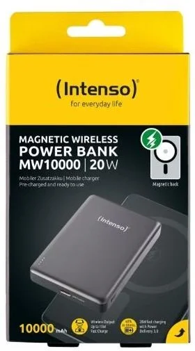 Фото: Батарея універсальна Intenso MW10000 10000mAh 20W/ Qi 15W Grey (7344034) № 3 | KTC