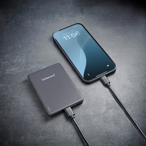 Батарея універсальна Intenso MW5000 5000mAh 20W/Qi 15W Grey (7344024)