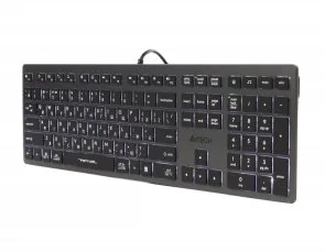 Фото: Клавіатура A4tech FX60H Fstyler White backlit Grey (FX60H USB (Grey) White backlit) № 3 | KTC