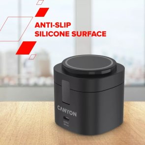 Бездротовий зарядний пристрій Canyon OnCharge 405 4in1 15W, Black