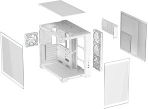 Корпус ASUS A32 Plus White with window (90DC00S3-B19000)