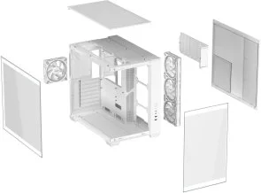 Фото: Корпус ASUS A32 Plus White with window (90DC00S3-B19000) № 13 | KTC