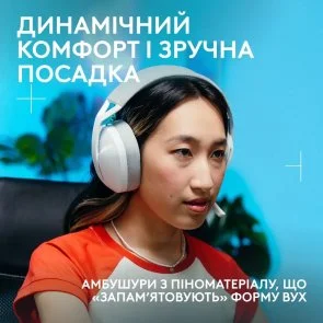 Фото: Гарнітура Logitech G321 Lightspeed White (981-001569) № 2 | KTC