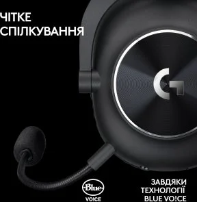 Фото: Гарнітура Logitech G Pro X 2 Lightspeed Wireless Black (991-000550) № 7 | KTC