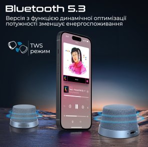 Портативна колонка Promate Punch 3W Navy (6959144065564)