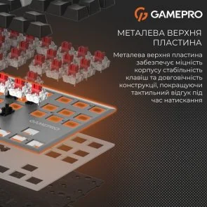 Фото: Клавіатура GamePro Genesis Joker Pro MK124G Red Switches Wireless (MK124G Pro) № 8 | KTC