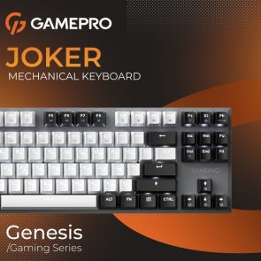 Клавіатура GamePro Genesis Joker MK124G Red Switches USB Gray