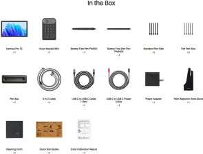 Графічний монітор Huion Kamvas Pro 19 + перчатка