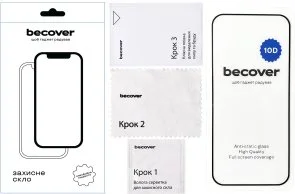Фото: Захисне скло BeCover 10D for Google Pixel 10/10 Pro - Black (713672) № 2 | KTC
