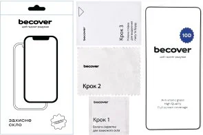 Фото: Захисне скло BeCover 10D for Oppo Reno13 F 5G 0 Black (713634) № 2 | KTC