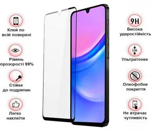 Фото: Захисне скло BeCover for Samsung Galaxy A17 5G SM-A176 Black (713732) № 3 | KTC