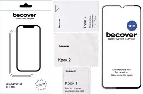 Фото: Захисне скло BeCover 10D for Xiaomi Redmi A4 5G - Black (712883) № 2 | KTC