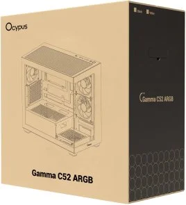Фото: Корпус Ocypus Gamma C52 ARGB White with window (GAMMA-C52-WHD300XX-GL) № 10 | KTC