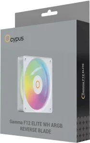 Фото: Кулер Ocypus Gamma F12 Elite ARGB Reverse Blade White (GAMMA-F12-WH1AM01E-GL) № 8 | KTC