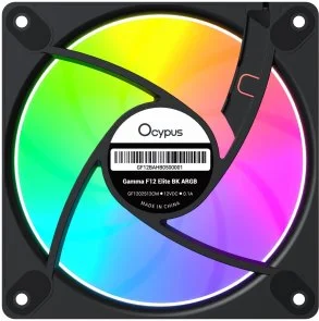 Фото: Кулер Ocypus Gamma F12 Elite ARGB Reverse Blade Black (GAMMA-F12-BK1AM01E-GL) № 3 | KTC