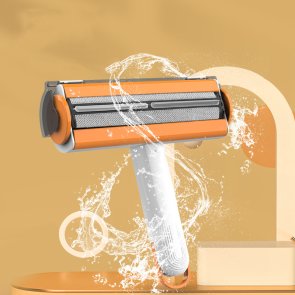 Щітка для видалення шерсті тварин з контейнером Lapka LPK-18