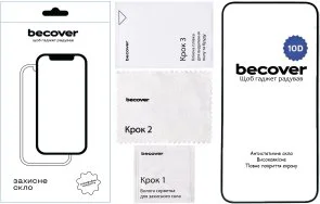 Фото: Захисне скло BeCover 10D for Nothing Phone 2a - Black (711818) № 2 | KTC