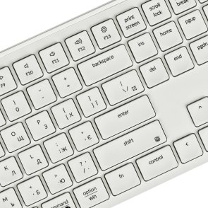 Клавіатура Keychron B6 Pro ENG/UKR WL/BT/USB Ivory White (B6P-K8-UA)