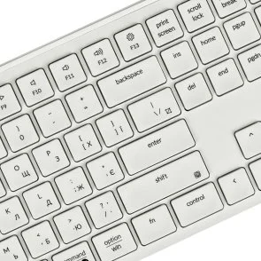 Фото: Клавіатура Keychron B6 Pro ENG/UKR WL/BT/USB Ivory White (B6P-K8-UA) № 3 | KTC