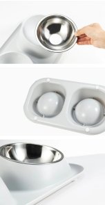 Годівниця Lapka LPK-25 Grey