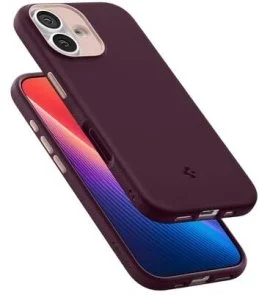 Фото: Чохол Spigen for Apple iPhone 17 - Nano Pop MagFit Burgundy Bean (ACS10365) № 3 | KTC