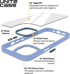 Фото: Чохол ArmorStandart for Apple iPhone 11 - UNIT2 Sky Blue (ARM74784) № 3 | KTC