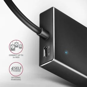Фото: USB-хаб Axagon HUE-F7C Black № 5 | KTC