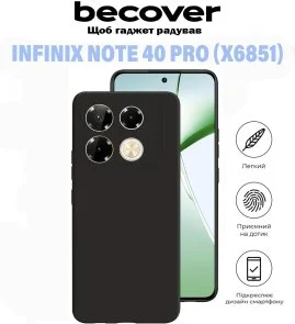 Фото: Чохол BeCover for Infinix Note 40 Pro X6851 Black (711179) № 2 | KTC