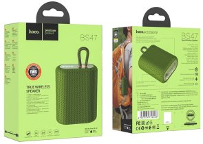 Портативна колонка Hoco BS47 Uno Sports Army Green (6931474756008)