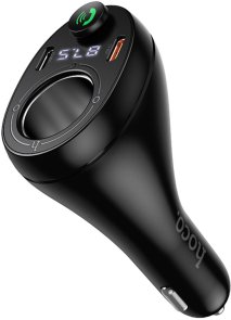 FM-Трансмітер + АЗП Hoco E88 Star Black (6942007654111)