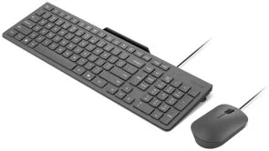 Фото: Комплект клавіатура+миша Lenovo 310 USB-A Wired Combo Ukraine Grey (GX31R09776) № 4 | KTC