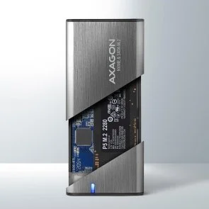 Фото: Кишеня зовнішня Axagon EEM2-SG2 Silver № 2 | KTC