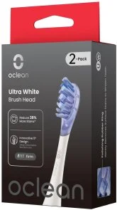Фото: Насадка для зубної щітки Oclean UW03 Ultra White 2pcs (6970810556995) № 6 | KTC