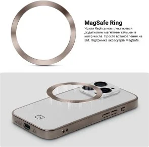 Фото: Чохол ArmorStandart for Apple iPhone 14 Pro - Replica MagSafe White (ARM76218) № 5 | KTC