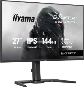 Фото: Монітор iiyama GB2741QSU-B1 Black - 27" IPS / 2560×1440 / 144 Гц / Nvidia G-Sync Compatible / Pivot / HAS № 2 | KTC
