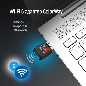 Wi-Fi адаптер ColorWay CW-AD-W1