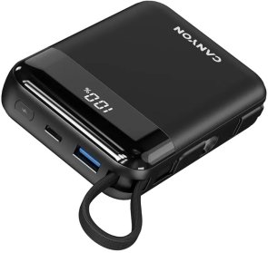 Батарея універсальна Canyon OnPower 104 10000mAh 22.5W Built-In USB-C (CNS-CPB104B)