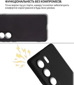 Фото: Чохол BeCover for Tecno Camon 40 CM5 - Black (714679) № 4 | KTC