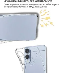 Фото: Чохол BeCover for Samsung Galaxy S25 Edge SM-S937 - Transparancy (714678) № 4 | KTC