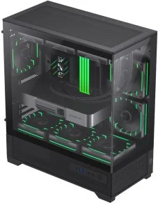 Фото: Корпус Gamemax Vista 2 Black with window (VISTA 2 AB) № 2 | KTC