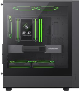 Корпус Gamemax Aeris 330 MB Black with window (AERIS 330 MB)