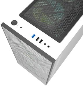 Корпус DARKFLASH DLM21 Mesh White with window (DLM21 MESH WHITE)