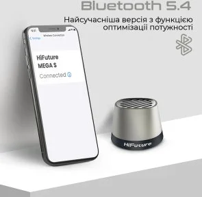 Фото: Портативна колонка HiFuture Mega-S Black (6972576182227) № 2 | KTC