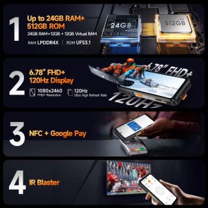 Смартфон Ulefone Armor 26 Ultra Walkie-Talkie 12/512GB Epic Black (6937748736226)