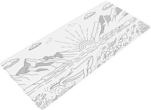 Килимок, Dark Project DPMP Nostra XL 900х400x4мм, White ( Gaming )