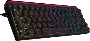Фото: Клавіатура Ajazz NK68 Red Switch Side Contour USB Black (NK68-R-S-B) № 5 | KTC
