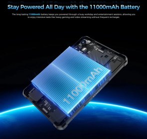 Планшет Oukitel RT3 Plus 4/128GB Black (RT3Plus_Black)