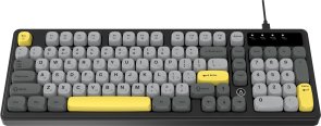 Клавіатура Ajazz AF98 USB Black/Gray/Yellow (AF98-BGY)