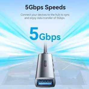 Фото: USB-хаб Vention 4in1 0.15m Grey (CKOHB) № 6 | KTC